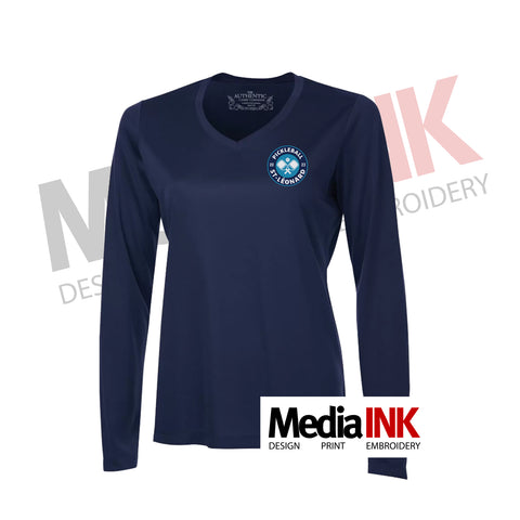 Manches Longues Performance Col V Femme | Performance V-Neck Long Sleeves Ladies